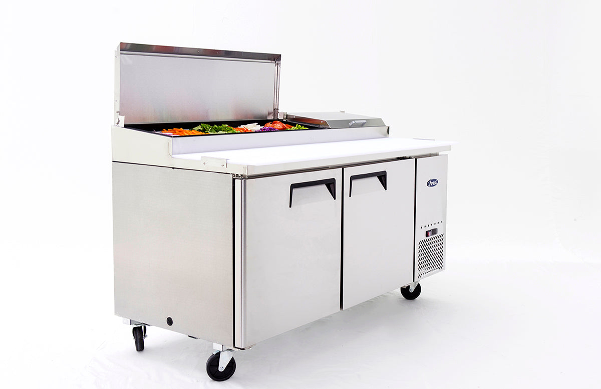Atosa - MPF8202GR - 67″ Refrigerated Pizza Prep. Table