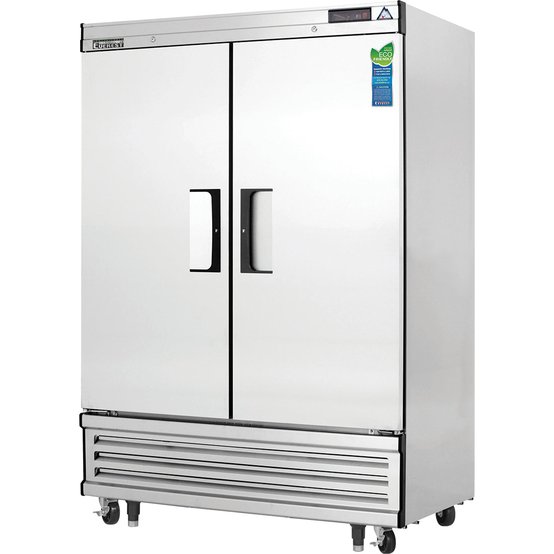 Everest EB Series-EBF2 Two Section Solid Door Upright Reach-In Freezer - 50 Cu. Ft.
