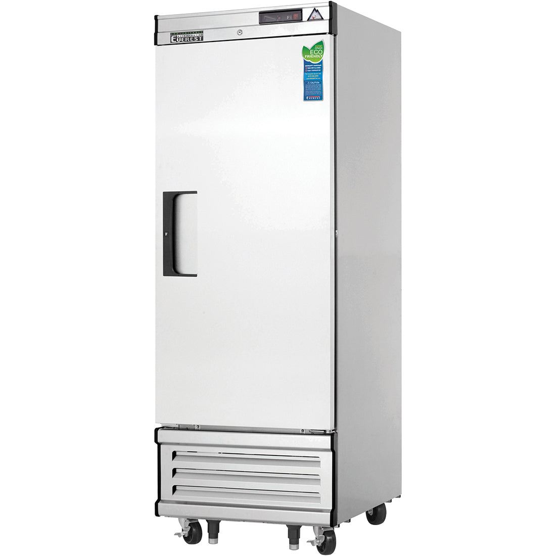 Everest EB Series-EBWF1 One Section Solid Door Upright Reach-In Freezer - 23 Cu. Ft.