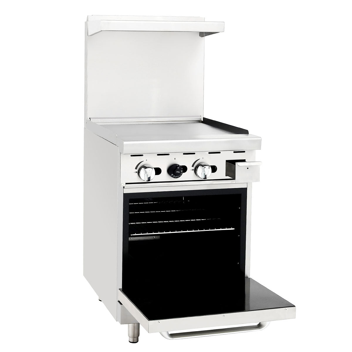 Atosa Cookrite - AGR-24G - 24″ Gas Range with 24″ Griddle