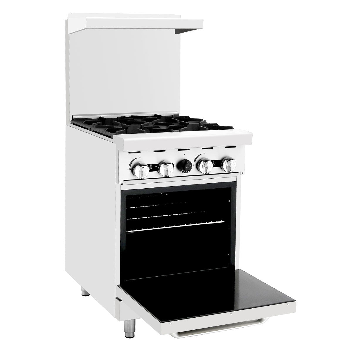 Atosa Cookrite - AGR-4B - 24″ Gas Range with Four (4) Open Burners
