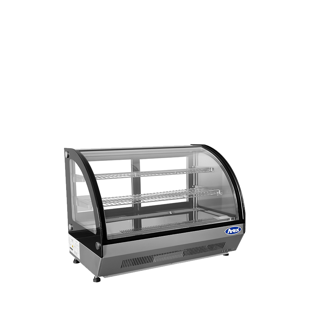 Atosa - CRDC-46 - Countertop Refrigerated Curved Display Case (4.6 cu ft)