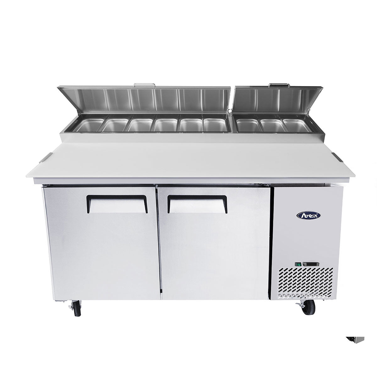 Atosa - MPF8202GR - 67″ Refrigerated Pizza Prep. Table
